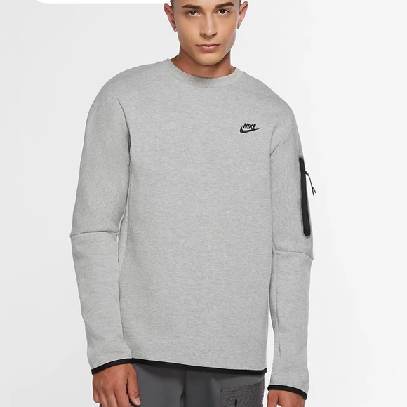 Nike Sportswear Tech Fleece Pullover/Joggers - Black/Grey - Picture 1 of 14